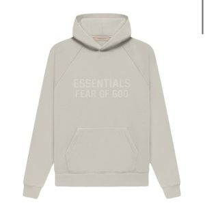 ESSENTIALS FEAR OF GOD Smoke Hoodie LARGE